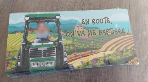 Faire-part de baptême modèle Arnaud