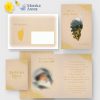faire-part mariage nature corse immortelle maquis