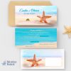 faire-part mariage plage mer sable étoile de mer