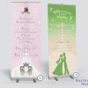 Roll Up affiche panneau bienvenue mariage