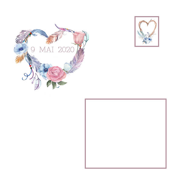 Enveloppe assortie