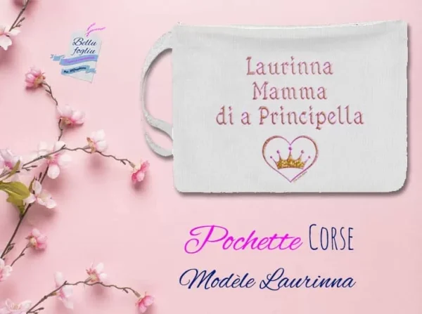 pochette personnalisable corse mamma maman principella bébé enfant princesse