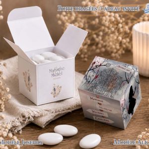Boîte à dragées personnalisée mariage & baptême – Sur mesure et tous thèmes