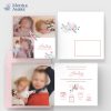 faire-part naissance avec photo fleurs pictogramme