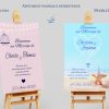Affiche panneau de bienvenue au mariage