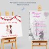 Affiche panneau de bienvenue au mariage