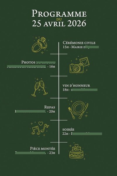 Faire-part de mariage modèle Soraya thème minimaliste couleur, moderne minimaliste, photo design épuré, coloré et simple, minimaliste, personnalisé avec photo, Corse, Ajaccio, papeterie événementielle